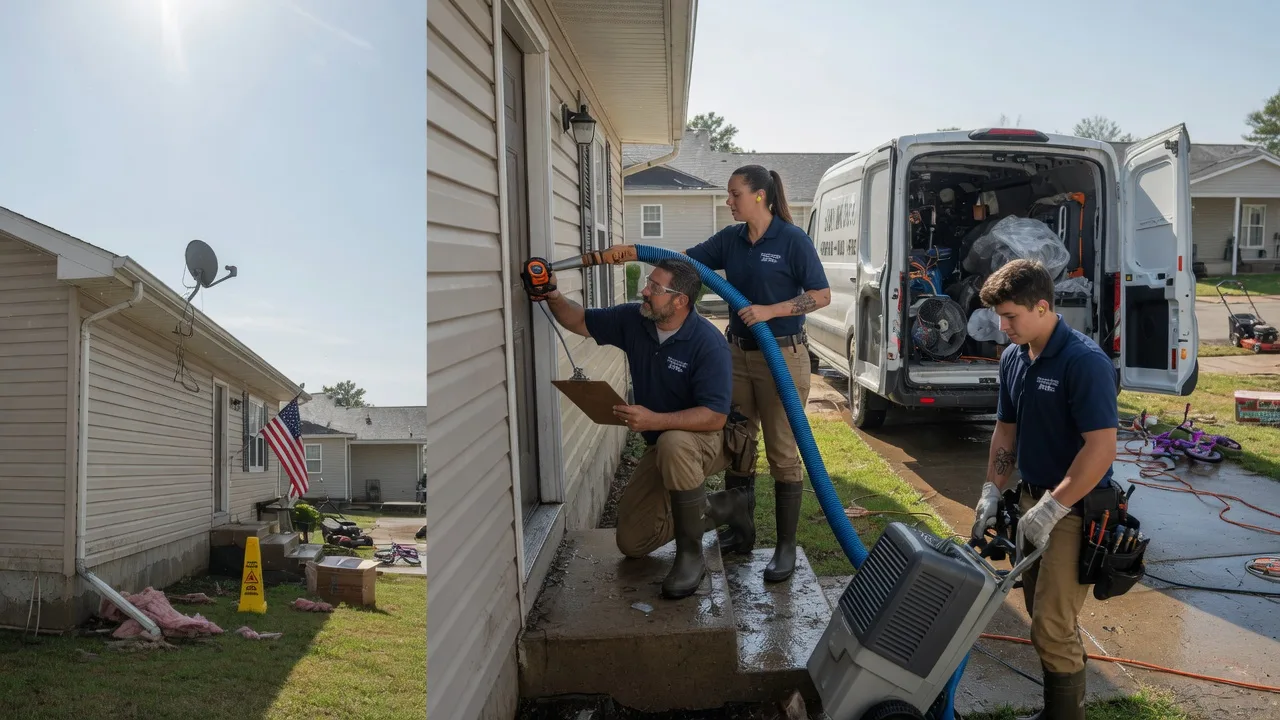 Ceiling Water Damage Restoration in Cherry, IL near me